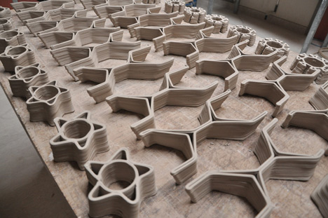 Building Bytes 3D printed bricks by Brian Peters