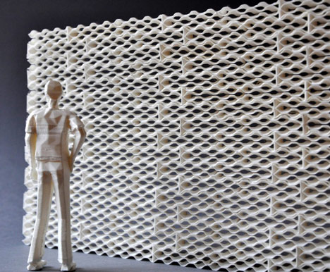 Bytes xây dựng 3D in viên gạch bằng cách Brian Peters