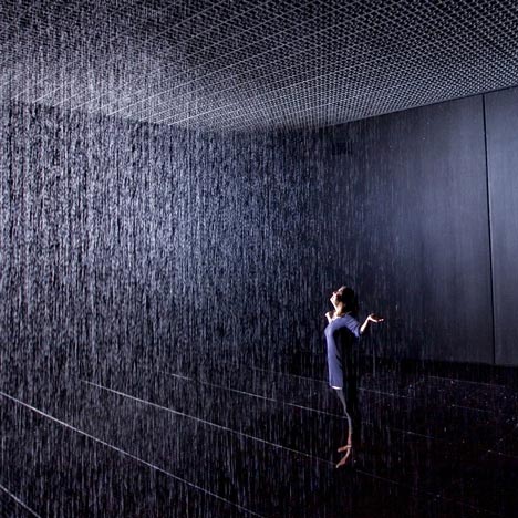 Rain Room by rAndom International at the Barbican