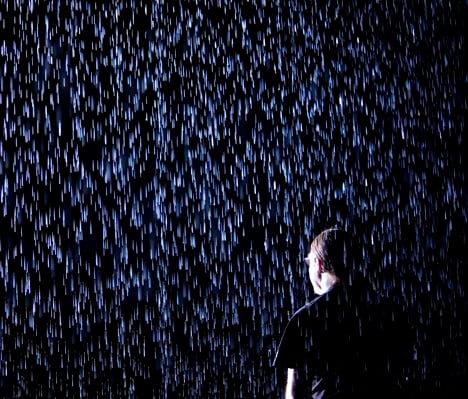 Rain Room by rAndom International at the Barbican