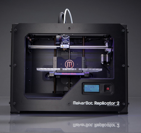 Makerbot's Replicator 2 3D printer, launched in October 2012
