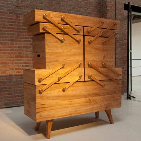 Sewing box cabinet by Kiki van Eijk