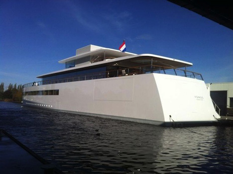 Steve Jobs' yacht completed