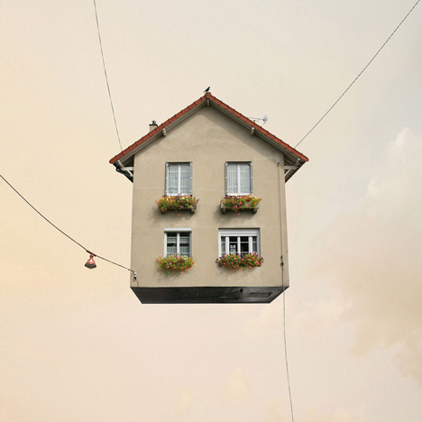Flying Houses by Laurent Chéhère