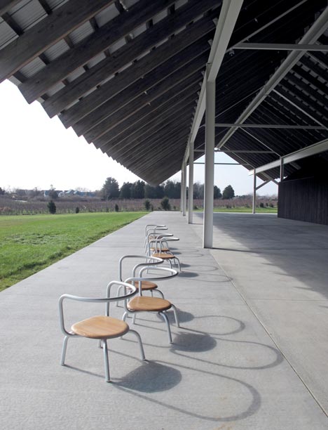 Furniture by Konstantin Grcic and Emeco for the Parrish Art Museum