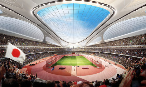 Sân vận động Quốc gia Nhật Bản của Zaha Hadid Architects