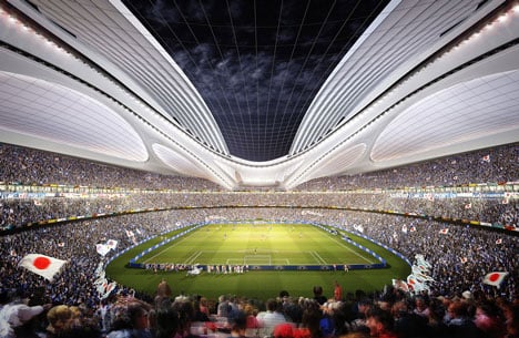 Sân vận động Quốc gia Nhật Bản của Zaha Hadid Architects