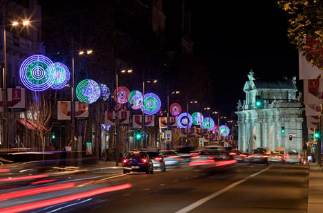 Madrid Christmas Lights by Teresa Sapey