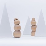Stackable Snowmen and Happy Little Trees by Fruitsuper Design