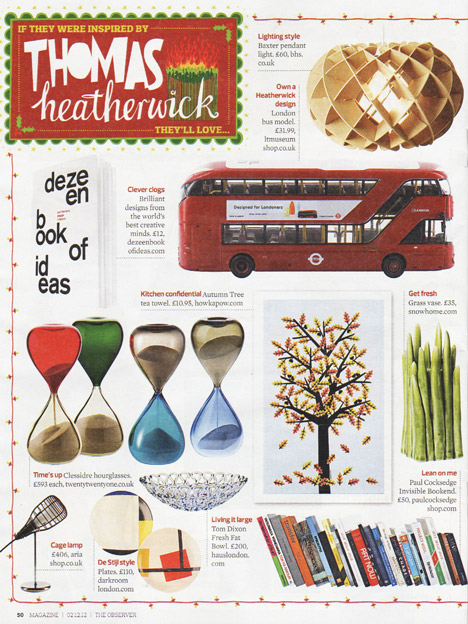 Dezeen Book of Ideas in Observer Christmas gift guide