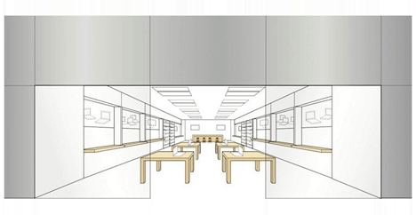 Apple trademarks store design