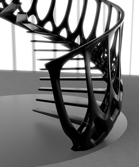 Vertebrae Staircase by Andrew McConnell