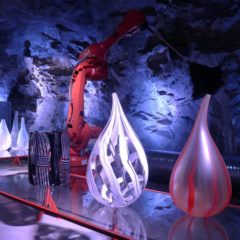 Glass Elephant installation at Stockholm Design Week
