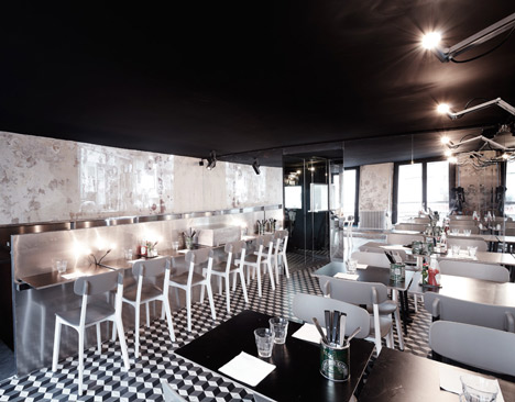 Paris New-York restaurant by CUT Architectures
