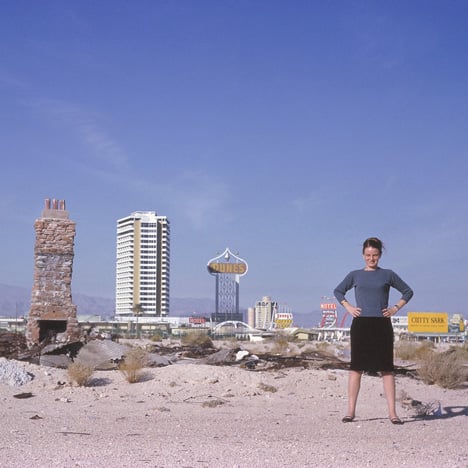 Denise Scott Brown outside Las Vegas in 1966