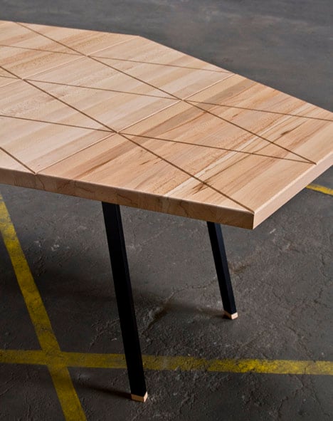 Grid Plank and Grid Table by Daphna Laurens