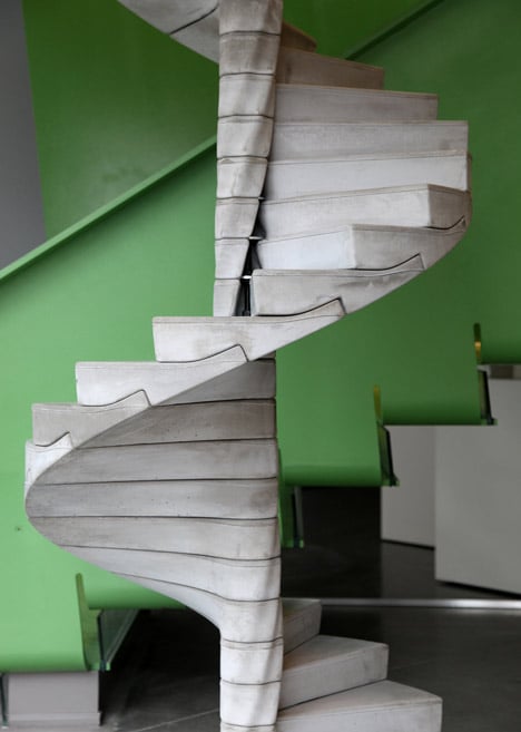 Helix Staircase pela matéria Projeto