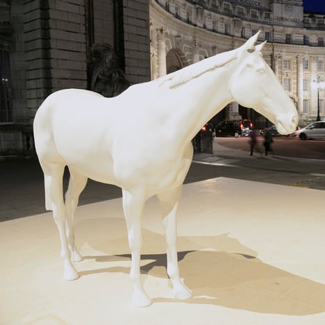 Mark Wallinger unveils The White Horse