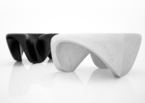 Tables by Zaha Hadid for Citco