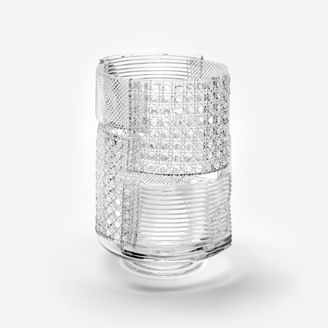 Patchwork Glass Vases by Nendo