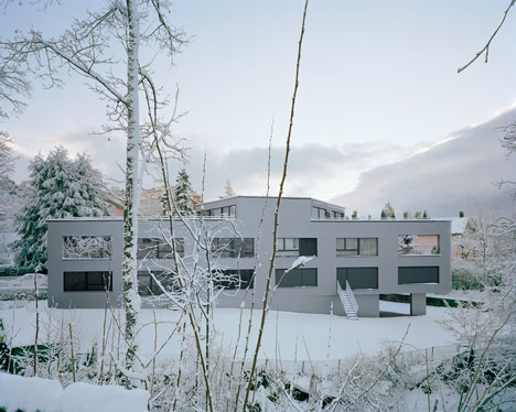 Apartment Building in Chailly by Personeni Raffaele Scharer Architects