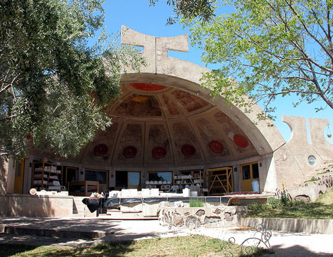 Paolo Soleri's Arcosanti, photo from Cosanti Foundation
