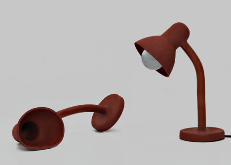 Rubber Lamp by Thomas Schnur at SaloneSatellite