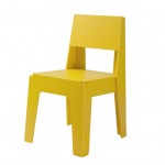Butter Chair made of recycled plastic by DesignByThem