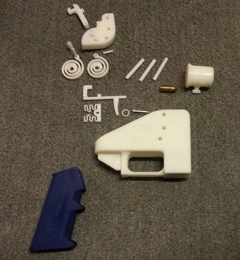 First 3D-printed gun test fired