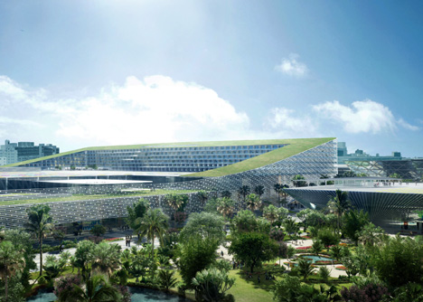 Miami Beach Convention Center proposal by BIG