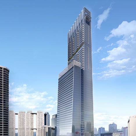 SOM proposal for Singapore's tallest tower