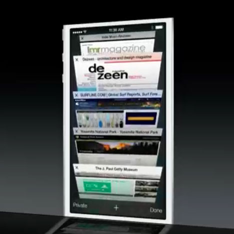 Dezeen featured in third Apple presentation