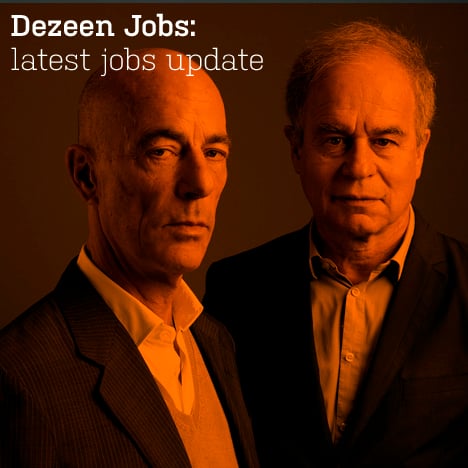 Dezeen Jobs: latest jobs update