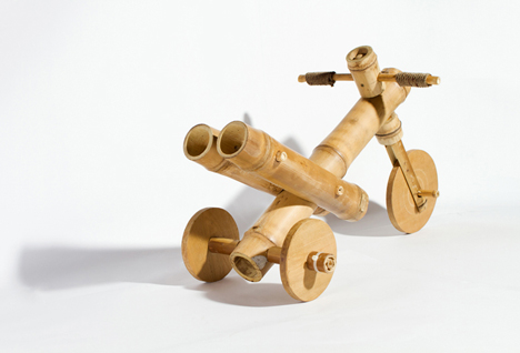Bamboo tricycle by A21 studio 