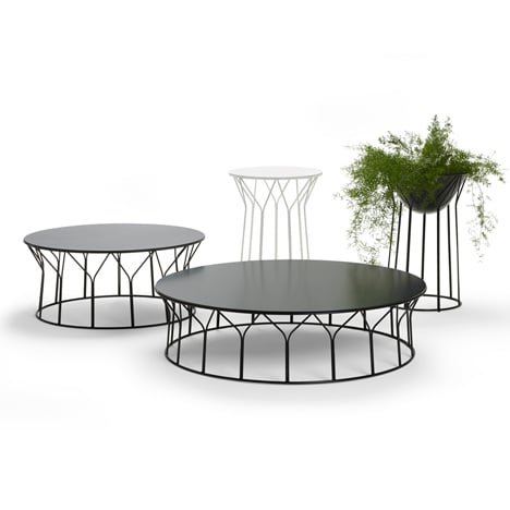 Circus tables by Formfjord for Offecct