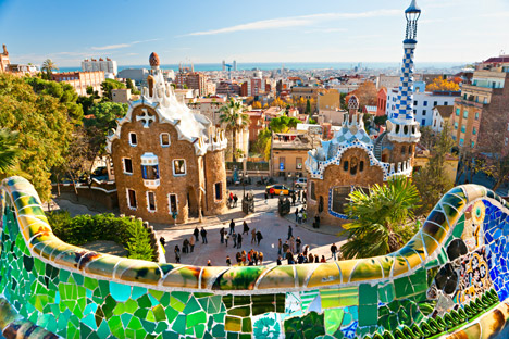 Park Guell by Gaudi from Shutterstock