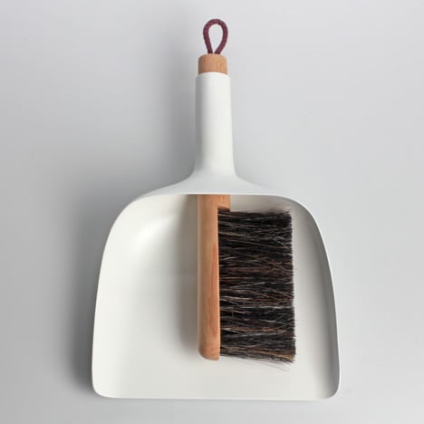 Sweeper and dustpan by Jan Kochanski
