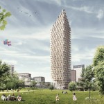 dezeen_Wooden Skyscraper by C F Moller_1sq