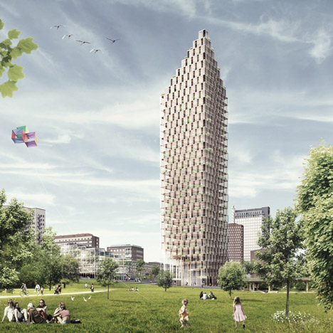 C. F. Møller designs world's tallest wooden skyscraper