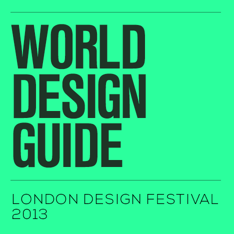 World Design Guide: London Design Festival map 2013