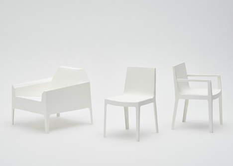 1/5 scale paper chair by Taiji Fujimori