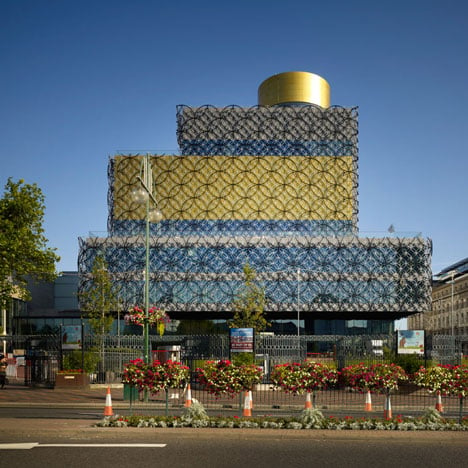 Library of Birmingham integrated with the Repertory Theatre, United Kingdom by Mecanoo
