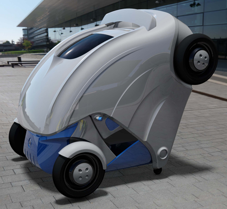 Armadillo-T foldable electric micro-car by KAIST