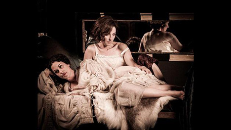 Alanis Morissette and Orla Brady in The Price of Desire