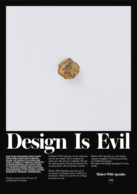 Design Is Evil by Makers with Agendas