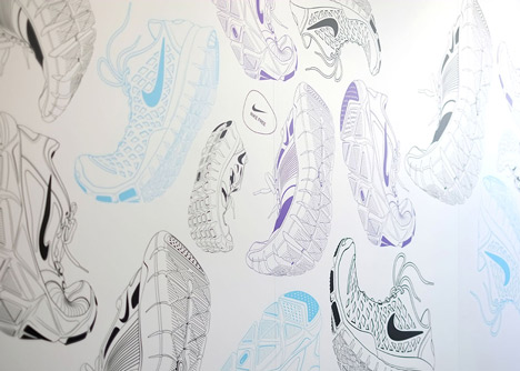 Nike London HQ redesign by Rosie Lee