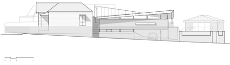 Elevation of Mullet House by March Studio