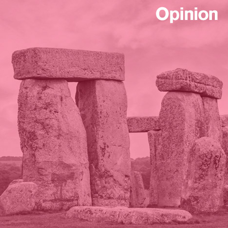 Sam Jacob Opinion on prehistoric design Stonehenge image from Shutterstock