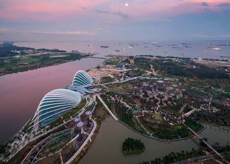 Wilkinson Eyre Architects' cooled conservatories at Gardens by the By in Singapore
