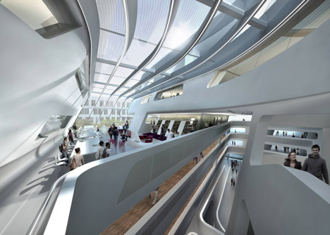 Library and Learning Centre in Vienna by Zaha Hadid Architects